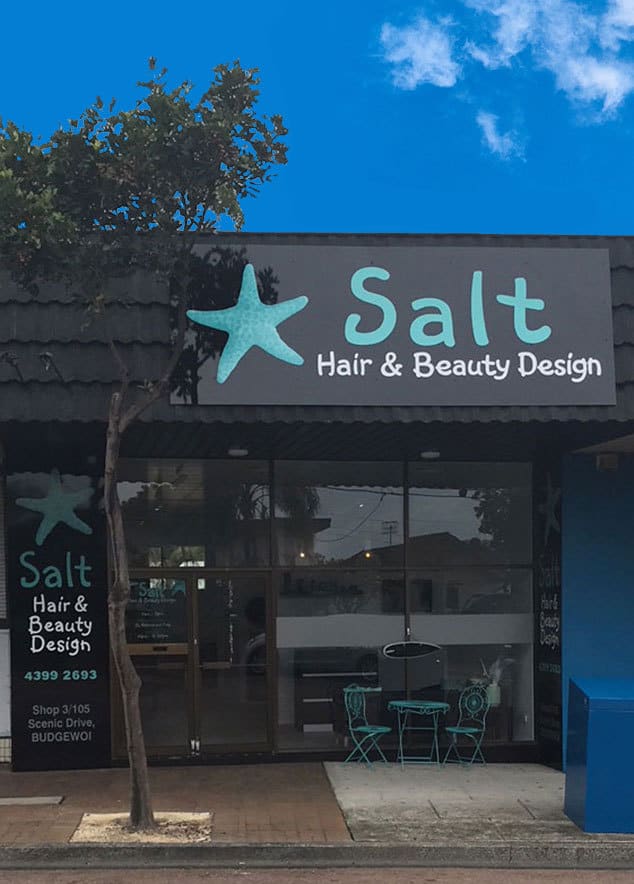 Home Salt Hair and Beauty Design